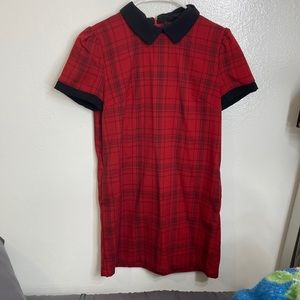 Women’s Red and Black Mini Dress